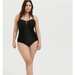 New! Torrid sz 2 Lattice Swim Bathing Suit‎ 2X